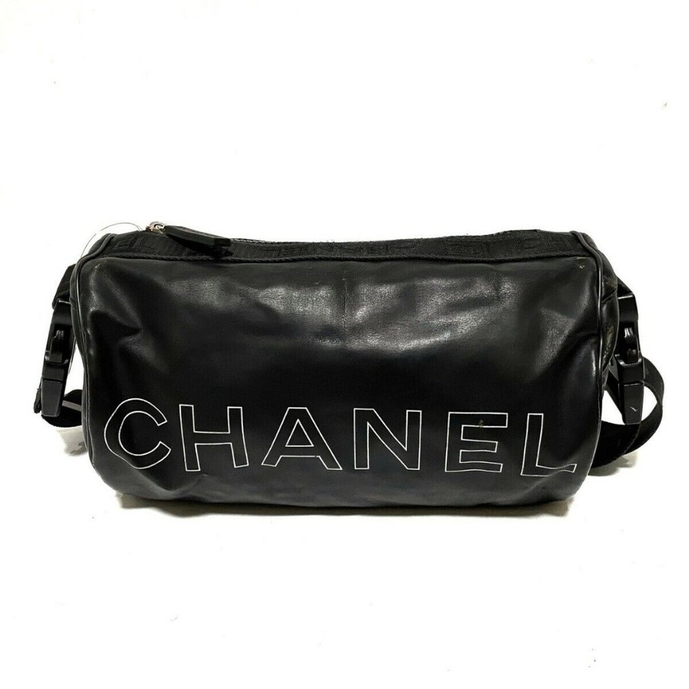 Auth Chanel Sports Line Crossbody Bag #31629C29B